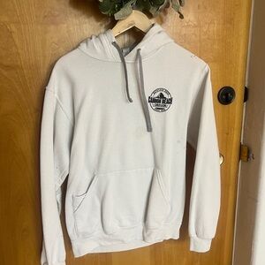 White Hoodie with Logo